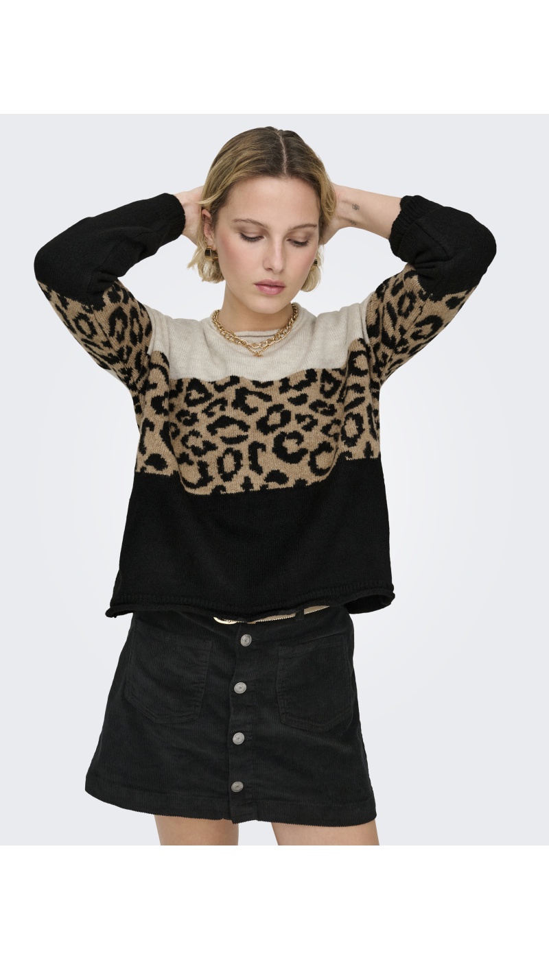 Pull Léopard Moonbeam ONLJADE ONLY - 3 | TOPS